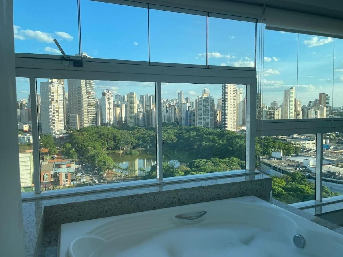 1 Qts.| 2 Hosp. | Jacuzzi Na Varanda | Linda Vista Goiânia Exterior foto