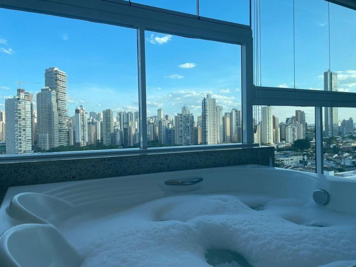 1 Qts.| 2 Hosp. | Jacuzzi Na Varanda | Linda Vista Goiânia Exterior foto