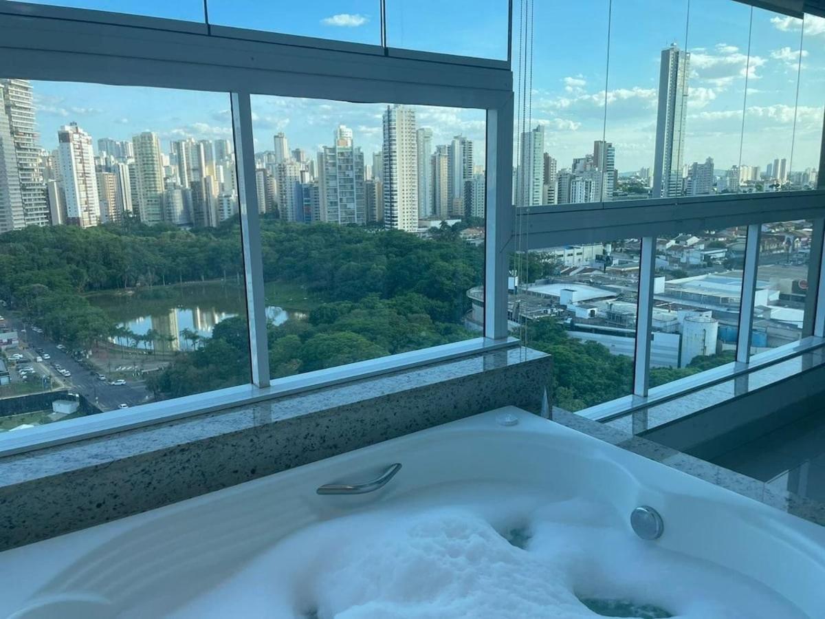 1 Qts.| 2 Hosp. | Jacuzzi Na Varanda | Linda Vista Goiânia Exterior foto