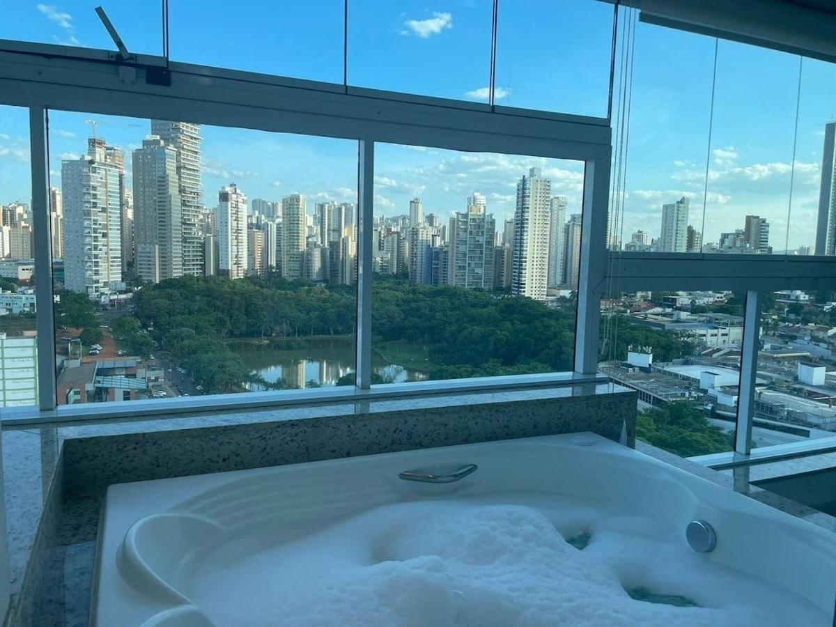 1 Qts.| 2 Hosp. | Jacuzzi Na Varanda | Linda Vista Goiânia Exterior foto